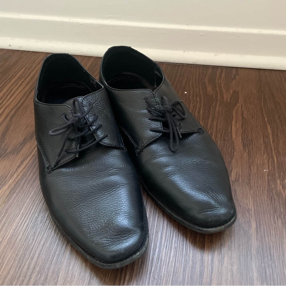 Black coach dress shoes